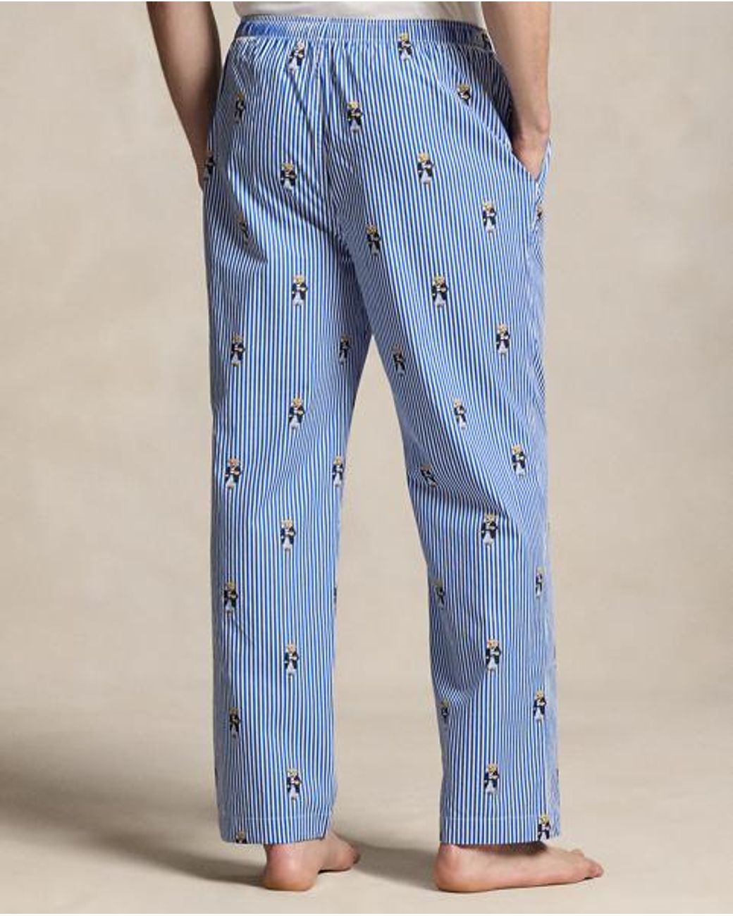 Polo Ralph Lauren Blue Signature Pony Cotton Pyjama Trouser for men