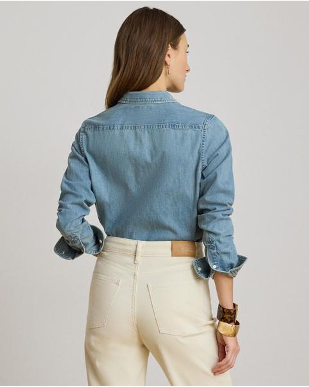 Ralph Lauren Blue Classic Fit Denim Shirt