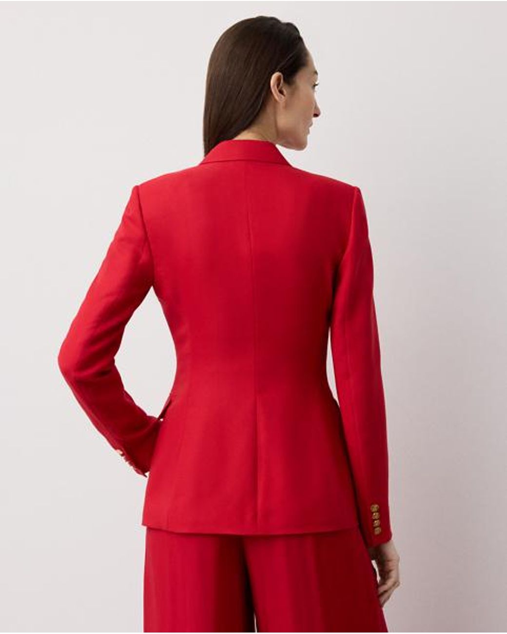 Ralph Lauren Red Camden Cashmere Jacket