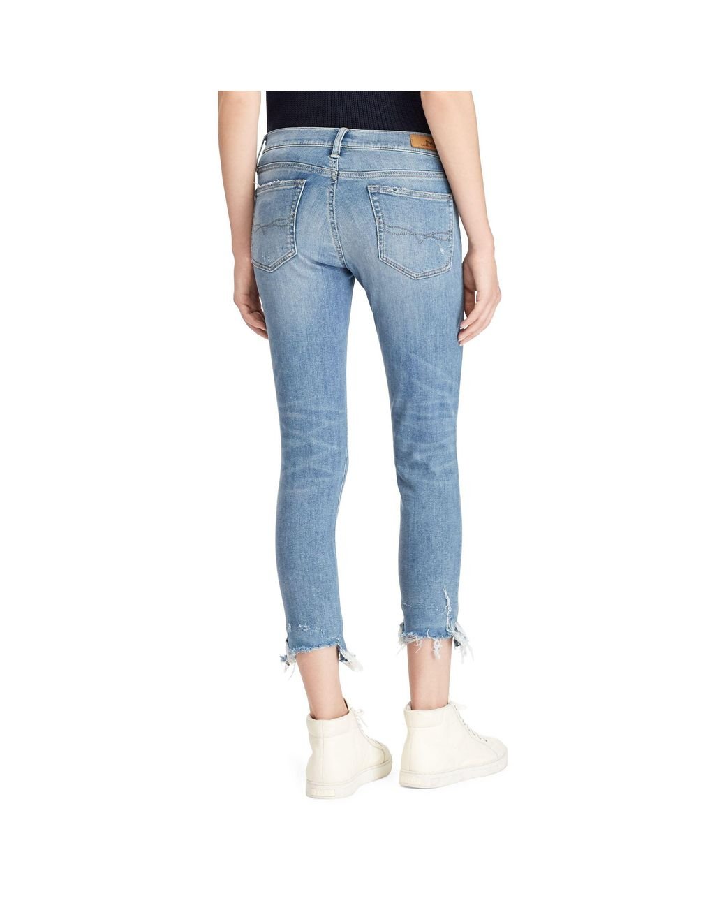 Polo Ralph Lauren Tompkins Skinny Crop Jean in Blue | Lyst