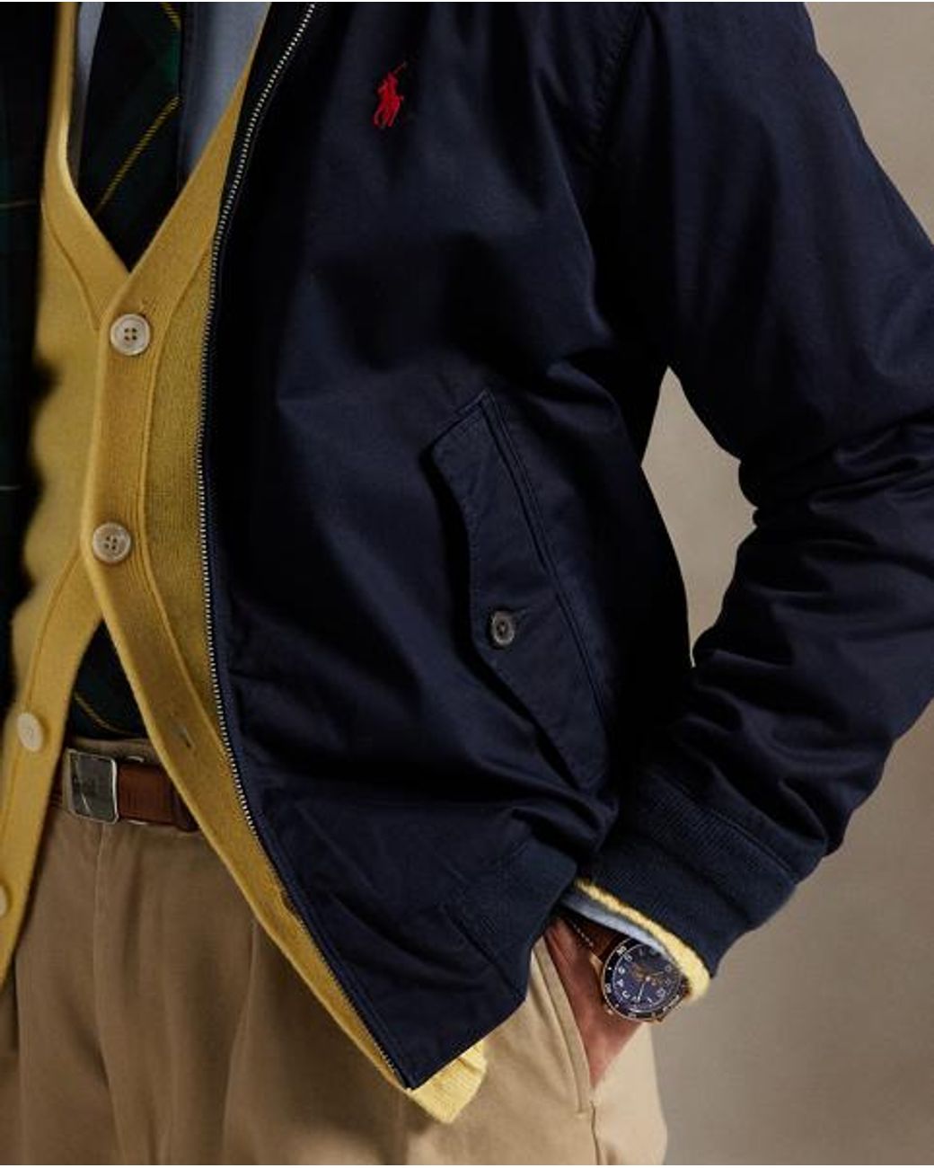 Polo Ralph Lauren Blue The Bedford Twill Jacket for men