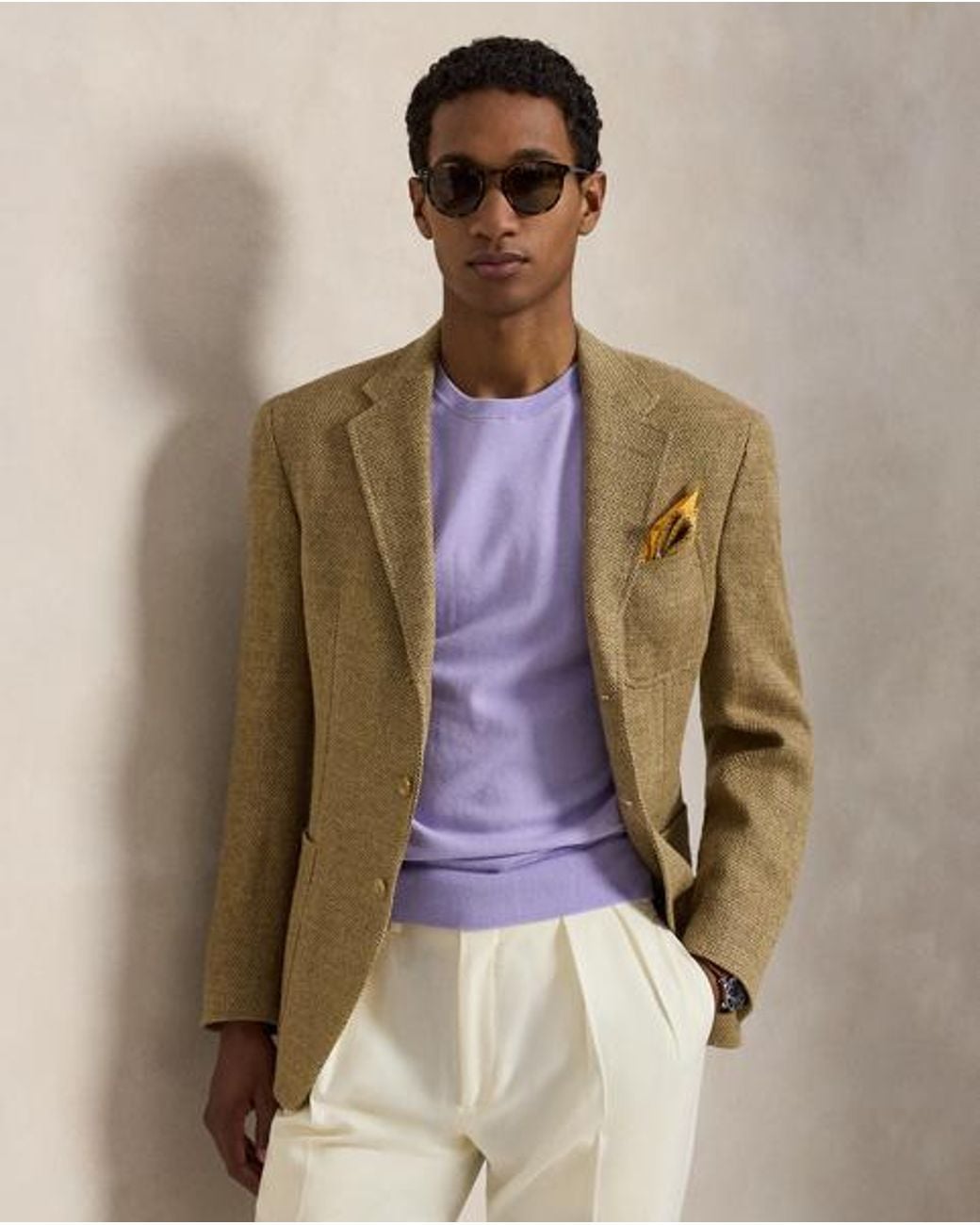 Polo Ralph Lauren Purple Cotton Crewneck Short-Sleeve Jumper for men