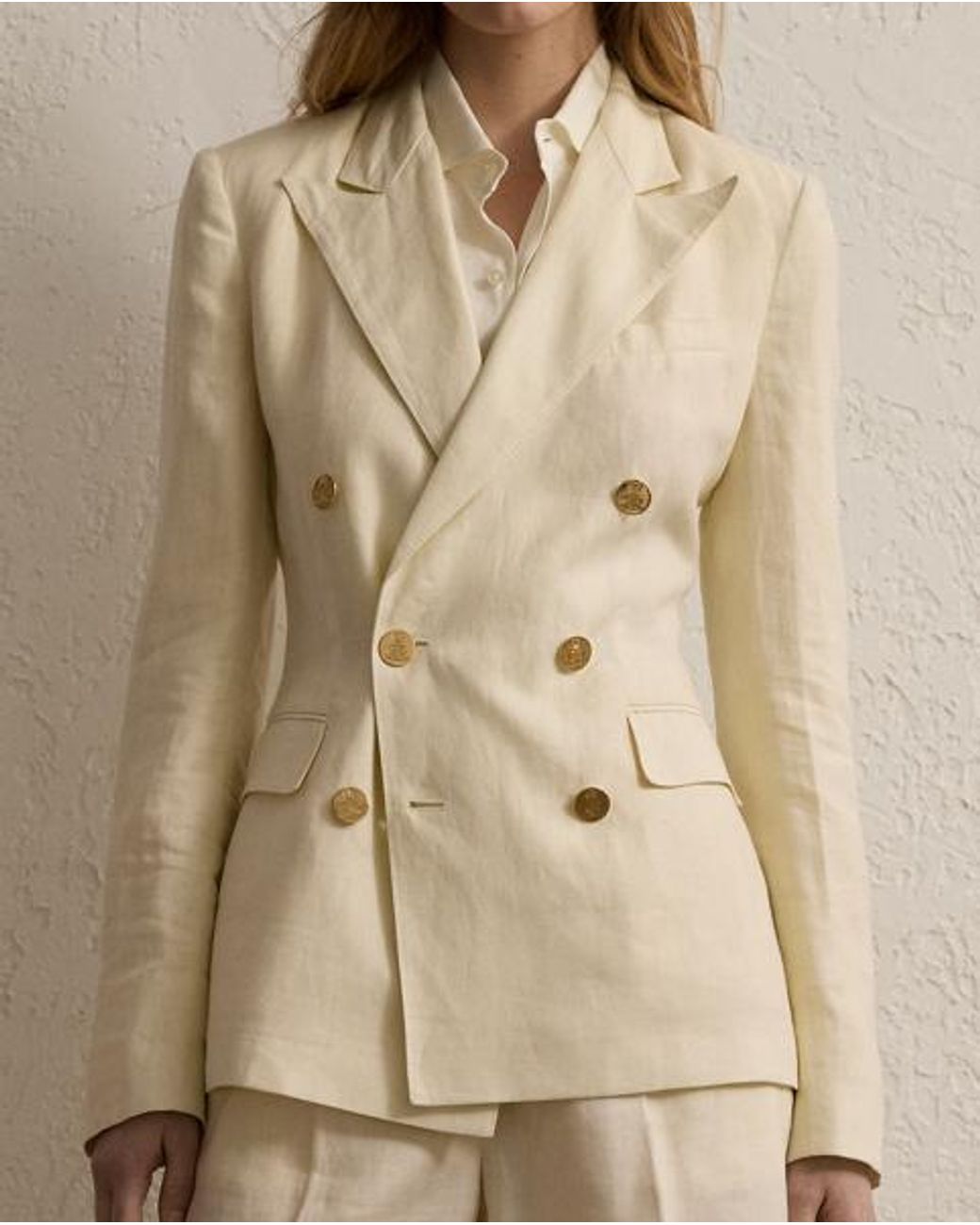 Ralph Lauren Natural Camden Linen Jacket