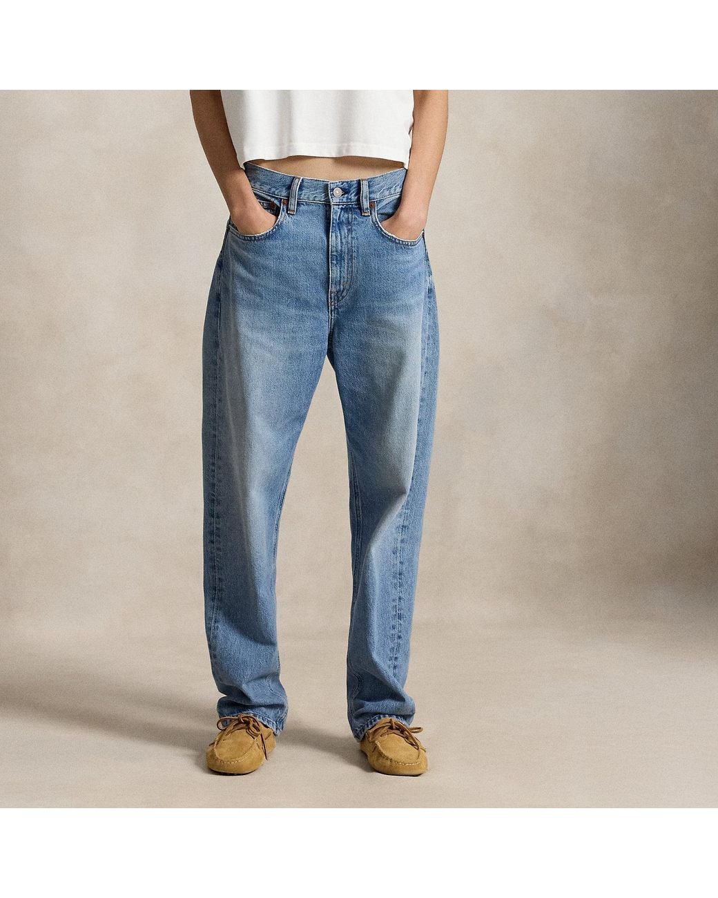 Polo Ralph Lauren Blue Straight Tapered Jeans