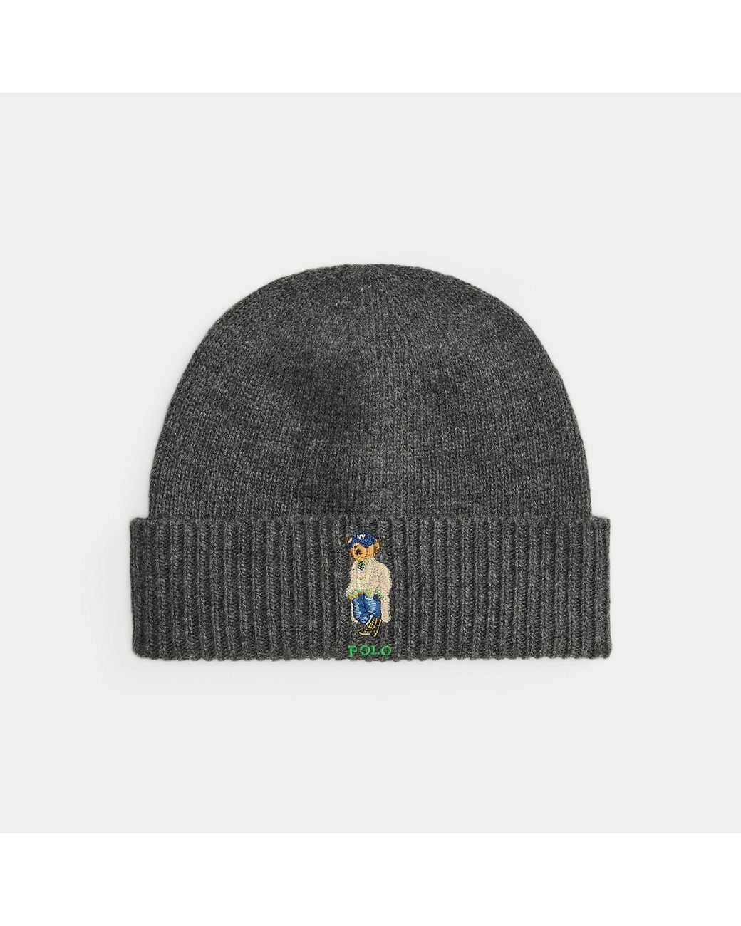 Polo Ralph Lauren Brown Polo Bear Beanie for men