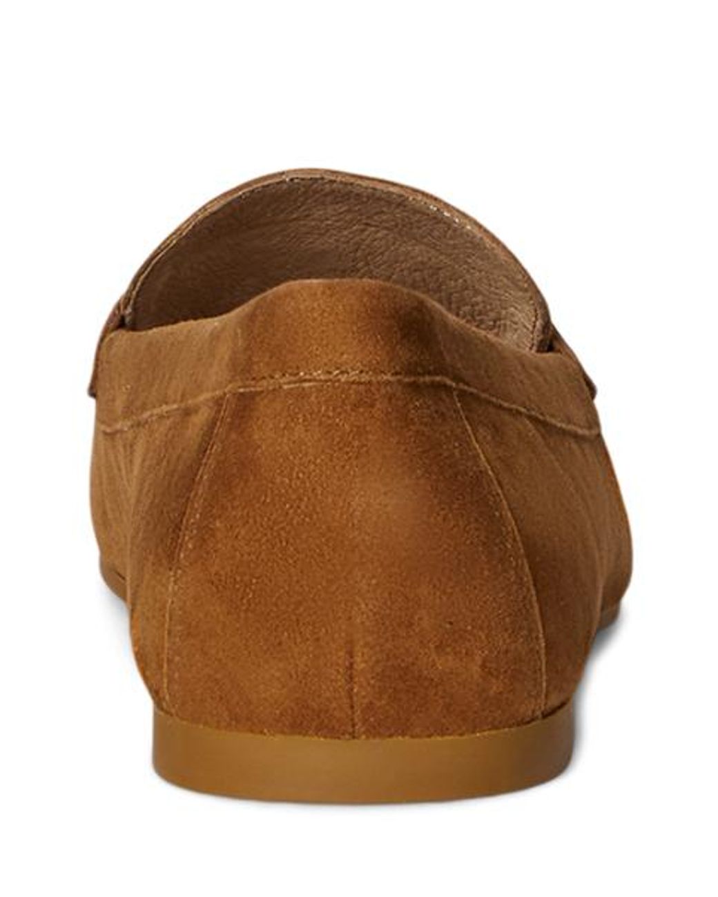 Ralph Lauren Natural Averi Iii Suede Loafer
