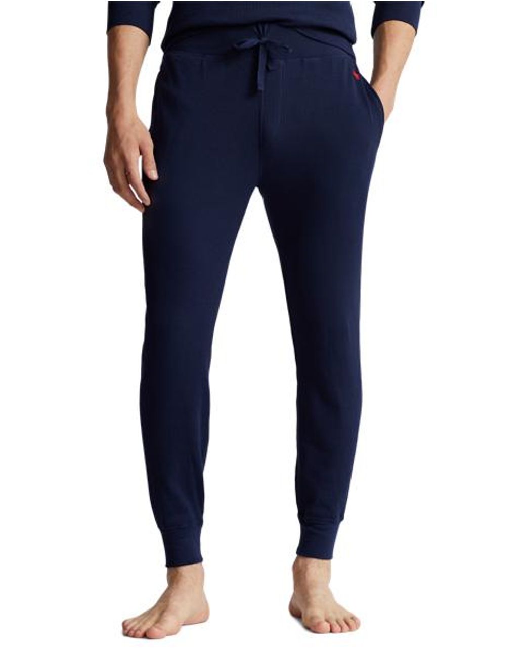 Polo Ralph Lauren Blue Waffle-Knit Sleep Jogger for men