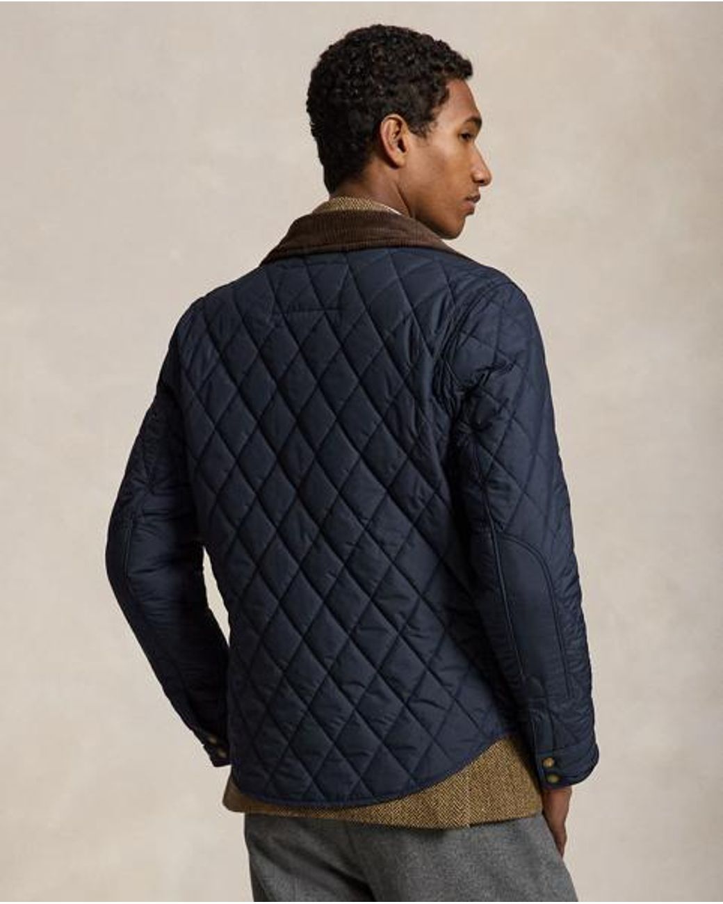 Polo Ralph Lauren Blue The Beaton Quilted Shacket for men