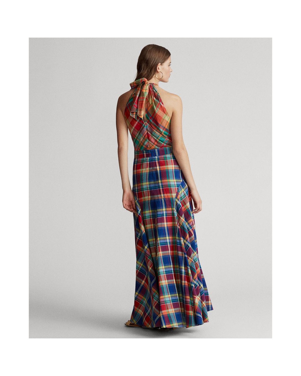Ralph lauren madras dress new arrivals