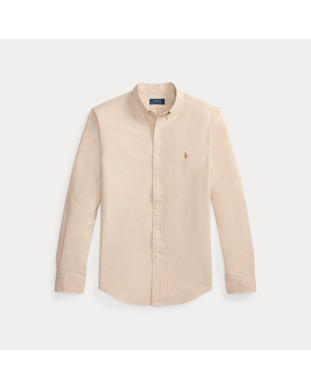 Polo Ralph Lauren White Slim Fit Oxford Shirt for men