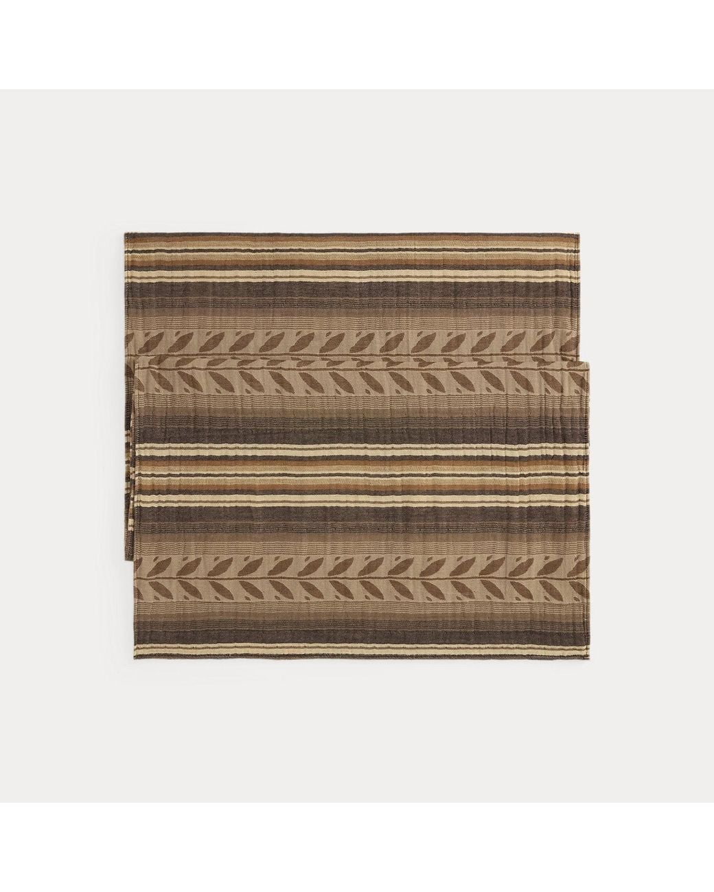 RRL Natural Double-Faced Cotton Jacquard Scarf for men