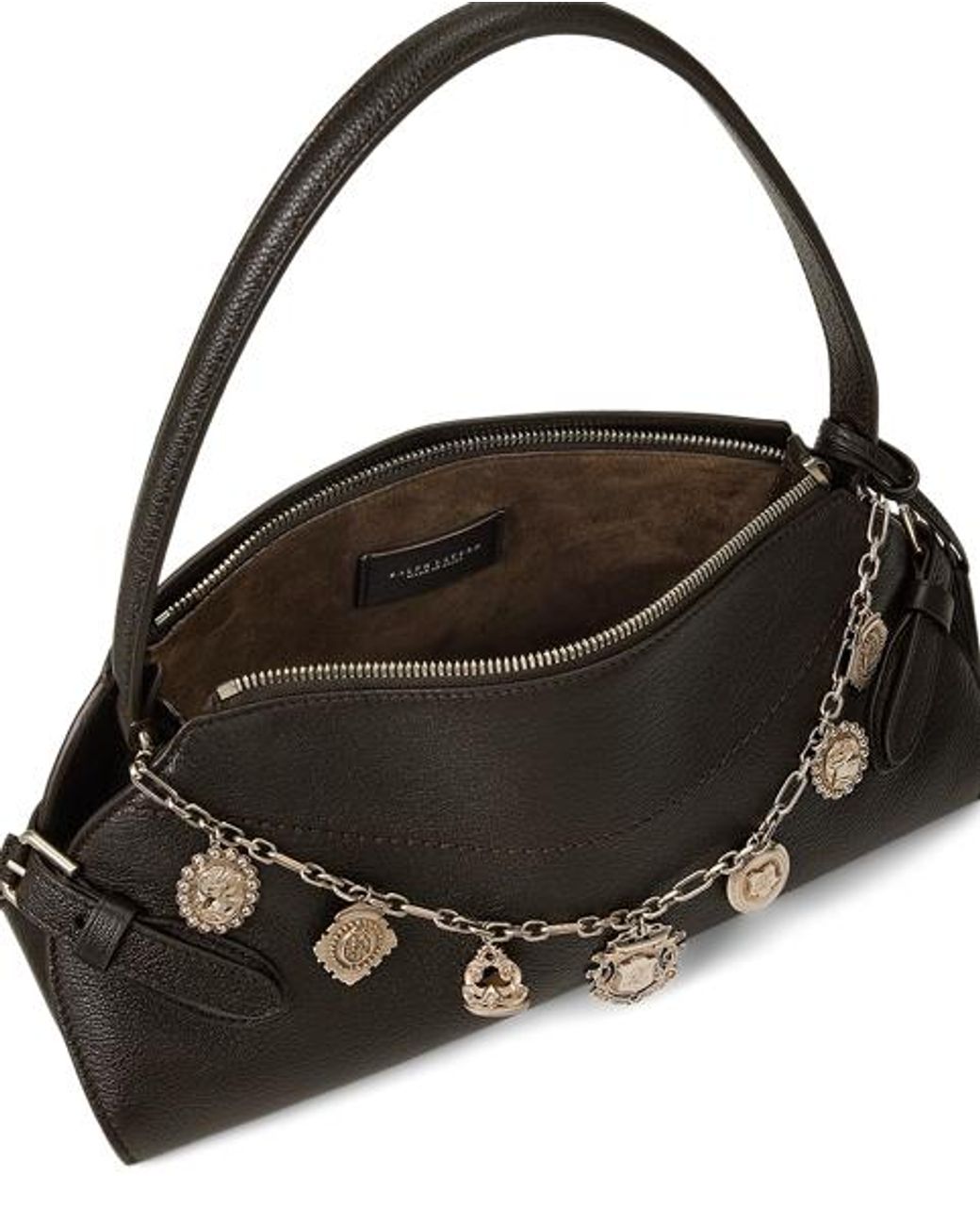 Ralph Lauren Black The Ralph Lauren Goatskin Small Shoulder Bag