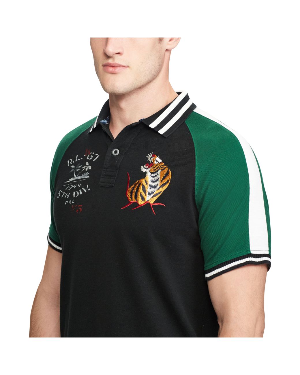 Polo Ralph Lauren The Tour Jacket Polo Shirt in Black for Men | Lyst