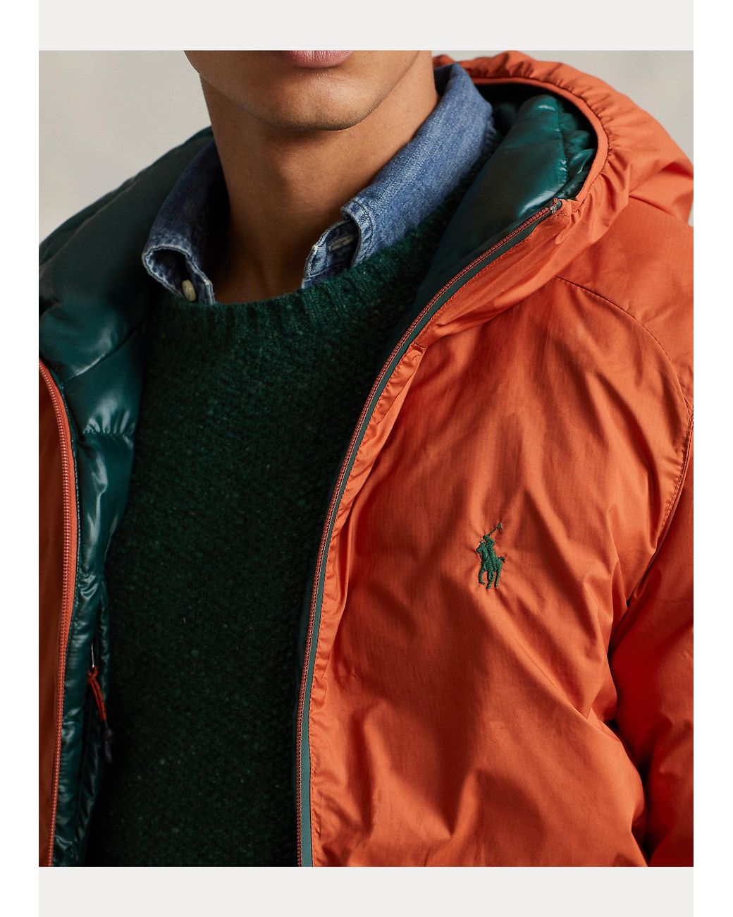 Polo Ralph Lauren Reversible Water-repellent Jacket for Men | Lyst UK