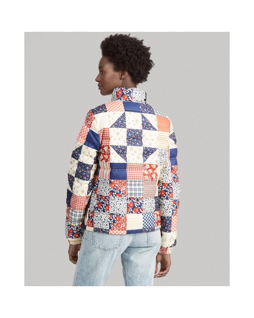 Polo Ralph Lauren Patchwork Quilted Down Jacket | Lyst