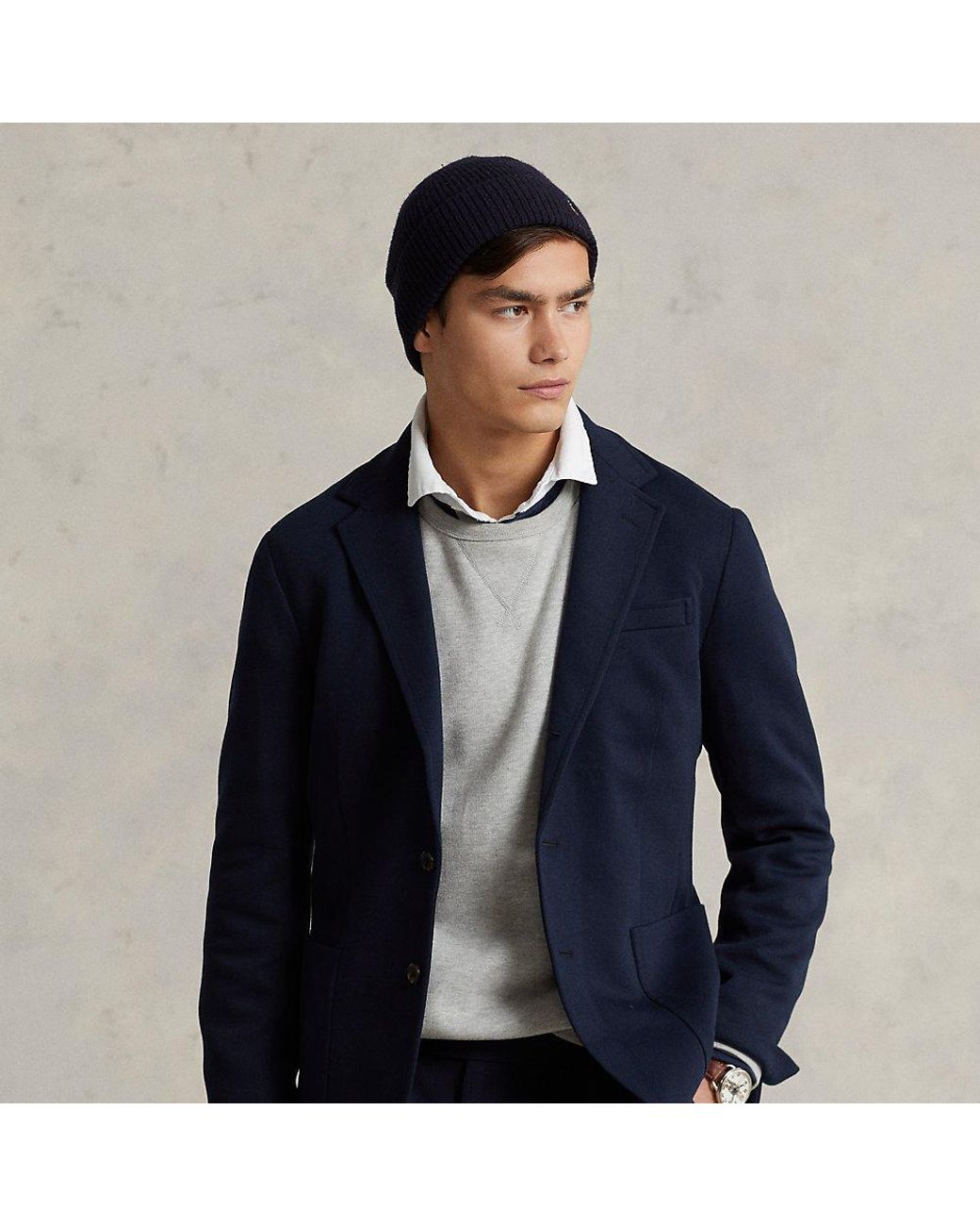 Polo Ralph Lauren Polo Soft Double-knit Suit Jacket in Blue | Lyst