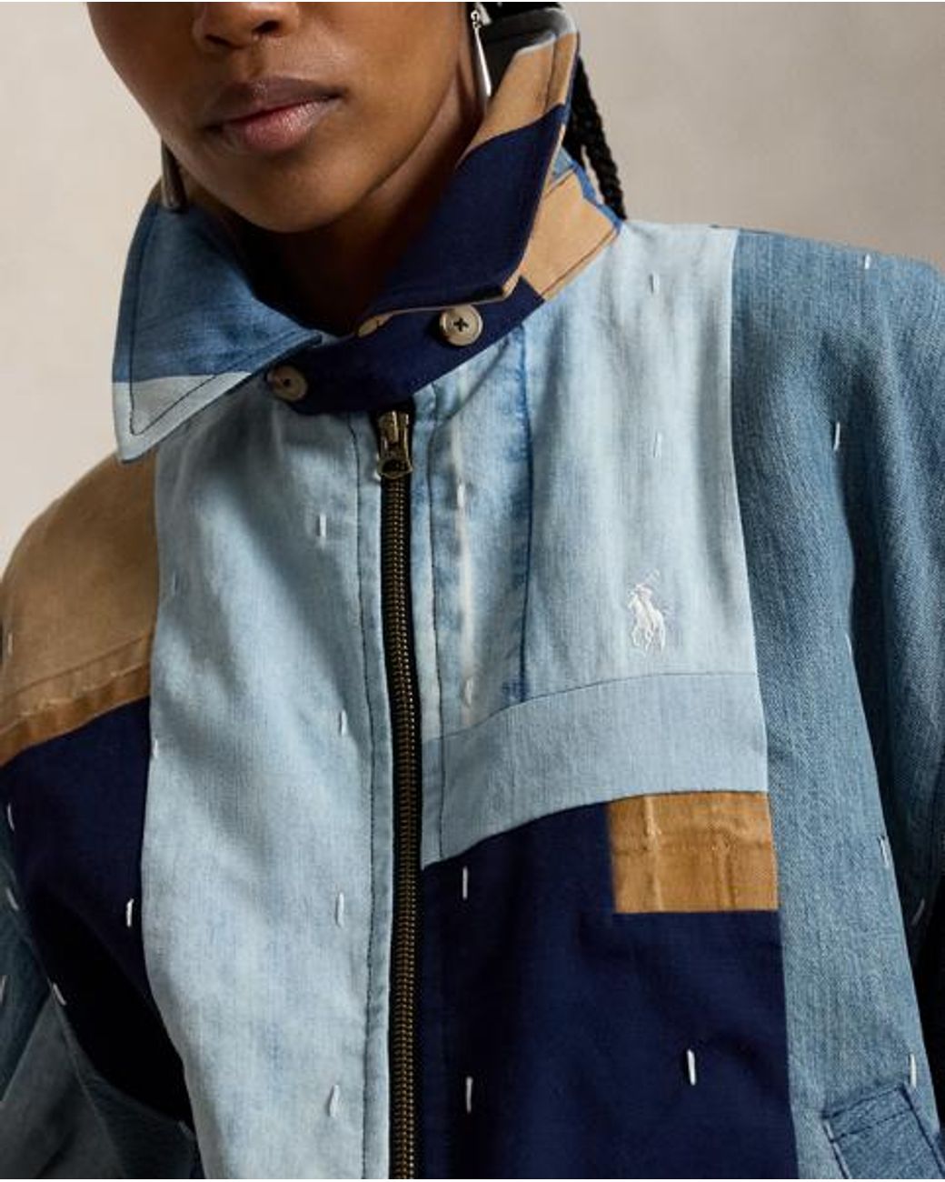 Polo Ralph Lauren Blue Ralph Lauren Prl X Gee's Bend Jacket