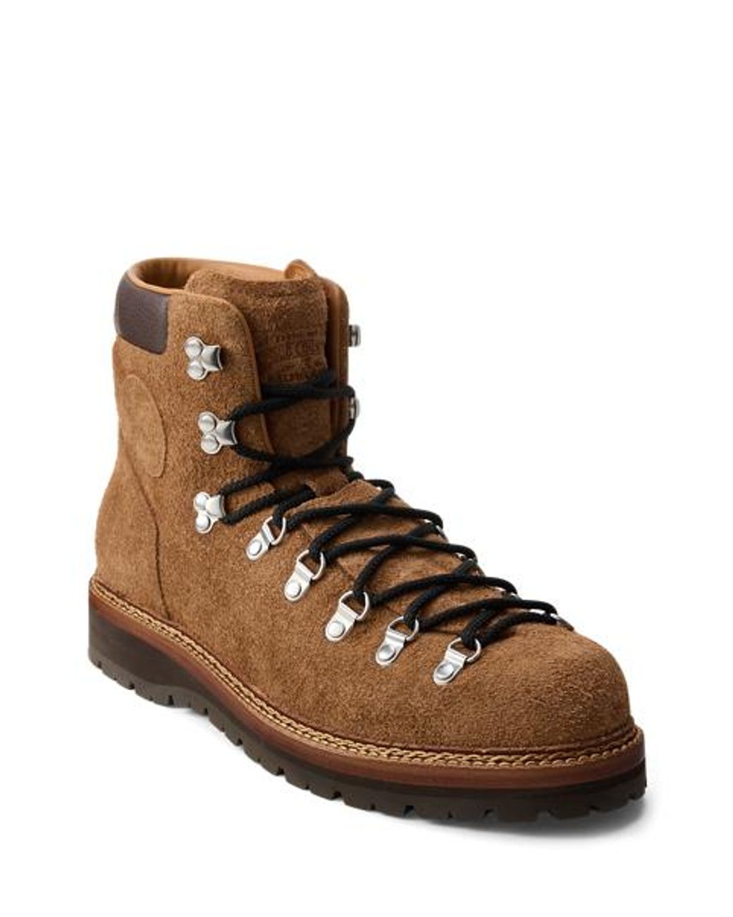 Polo Ralph Lauren Brown Alpine Suede Trail Boot for men