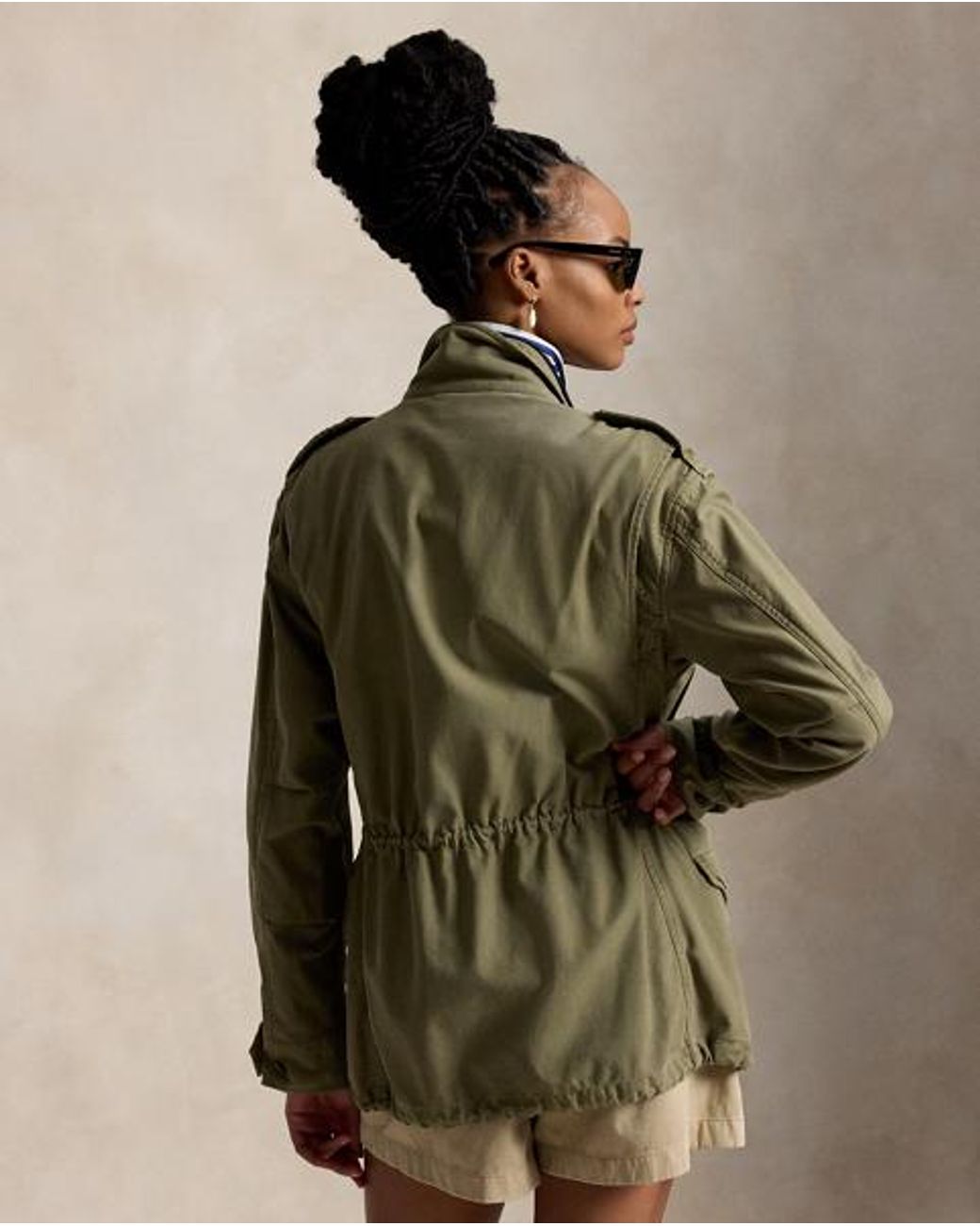 Polo Ralph Lauren Green Cotton Twill Field Jacket