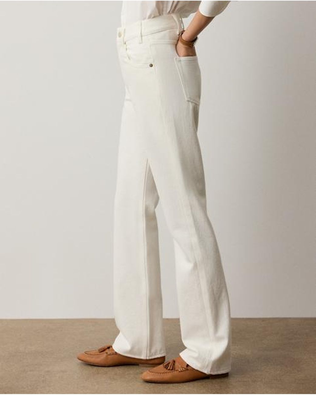 Ralph Lauren Black Kaida Relaxed Bootcut Jean