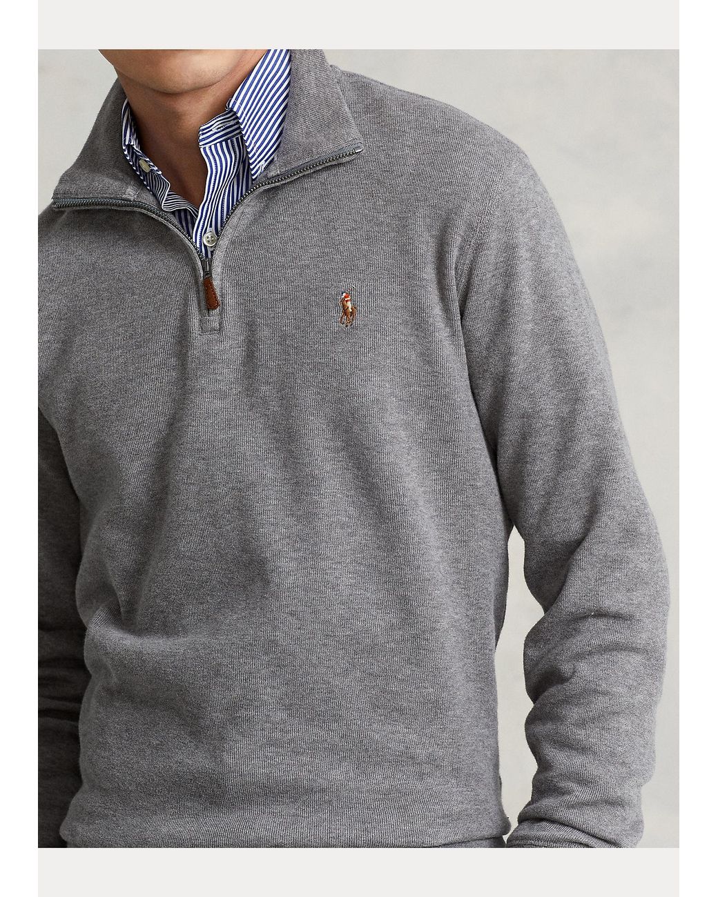 half zip ralph lauren jumper