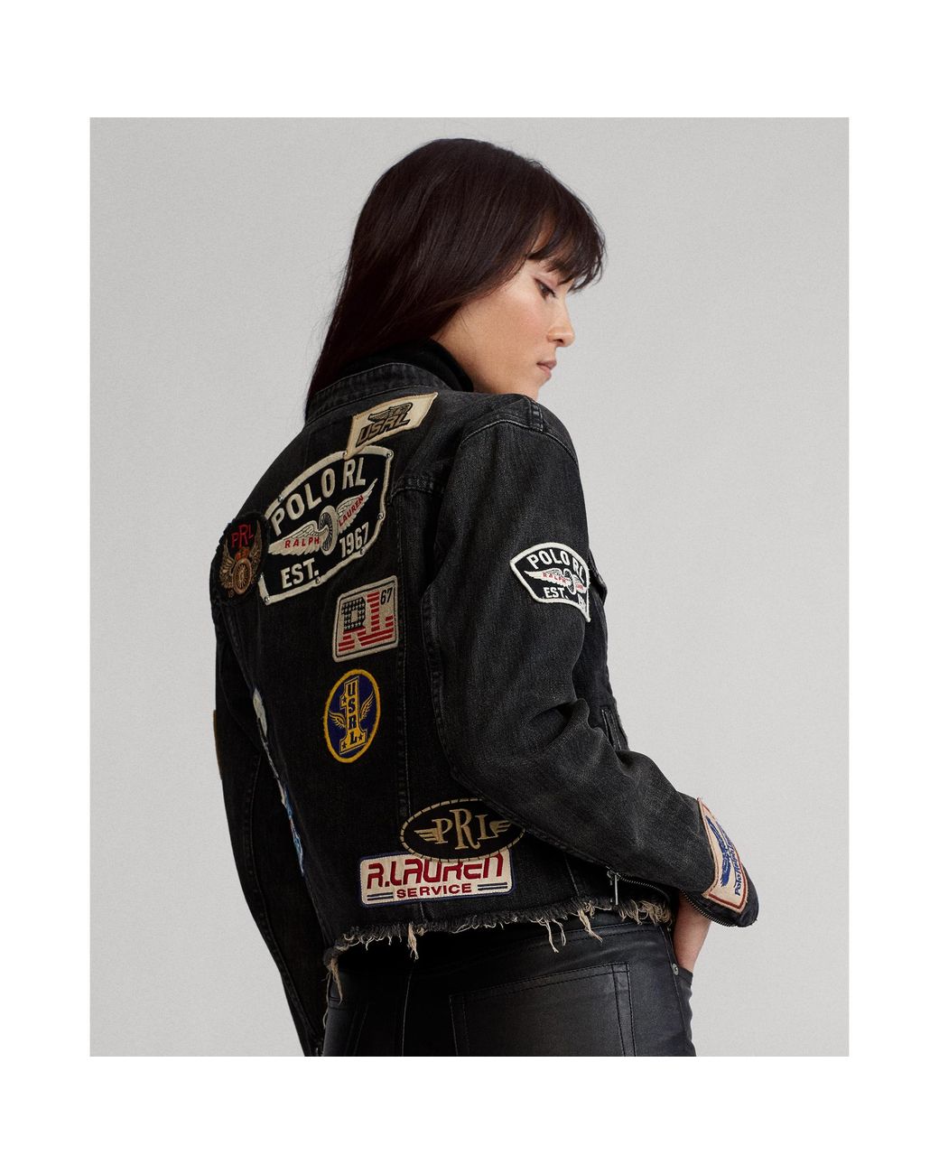 Polo black denim jacket discount