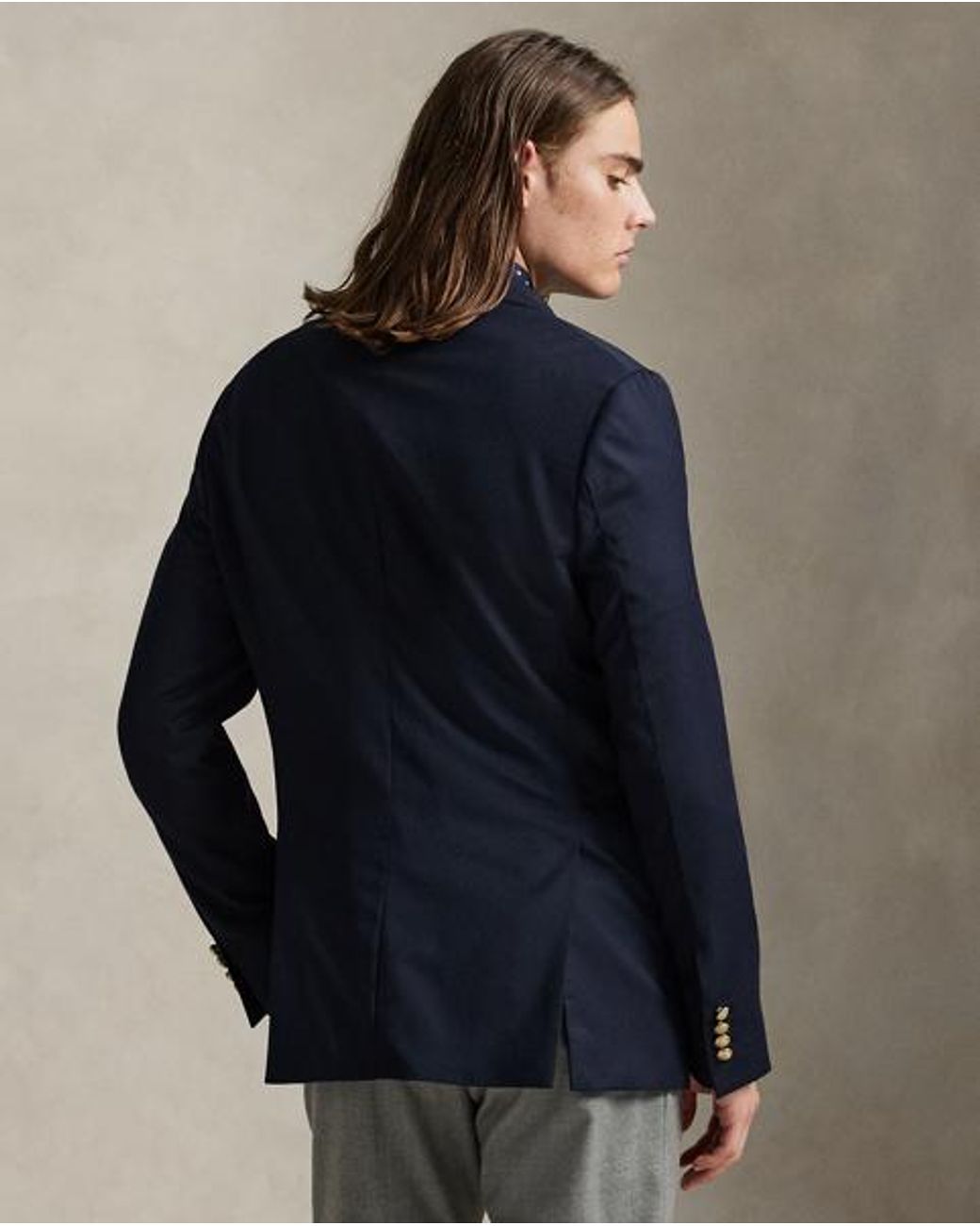 Polo Ralph Lauren Blue Polo Modern Fit Trench Blazer for men