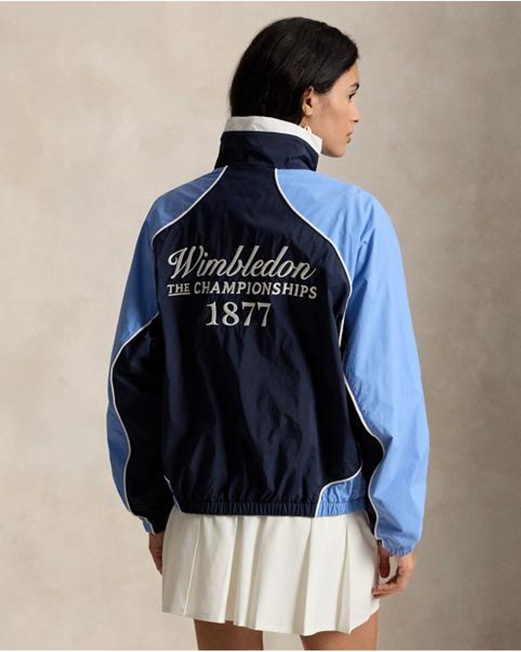 Polo Ralph Lauren Blue Wimbledon Logo Windbreaker