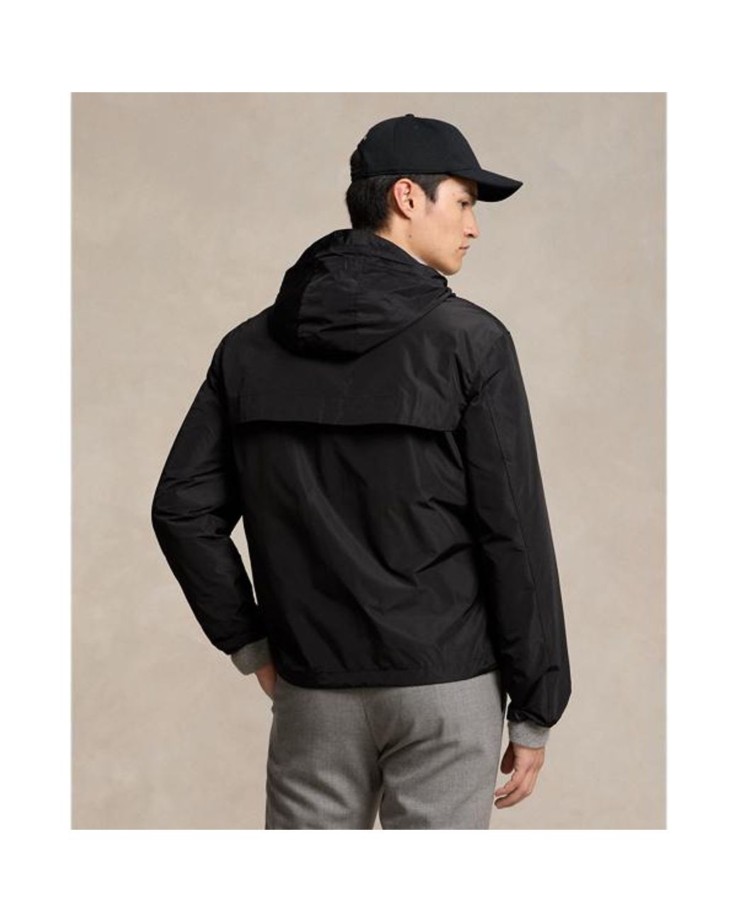 Polo Ralph Lauren Full zip Hooded Jacket in Black for Men Lyst UK