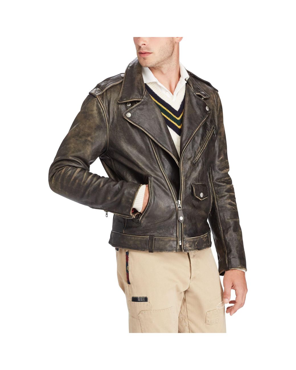 Polo Ralph Lauren The Iconic Motorcycle Jacket for Men | Lyst