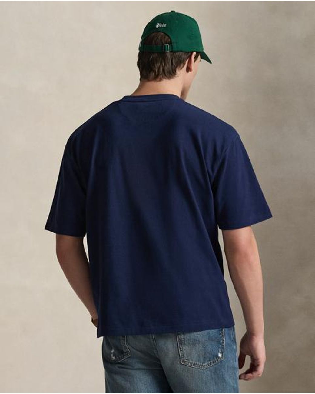 Polo Ralph Lauren Blue Relaxed Fit Sueded Jersey T-Shirt for men