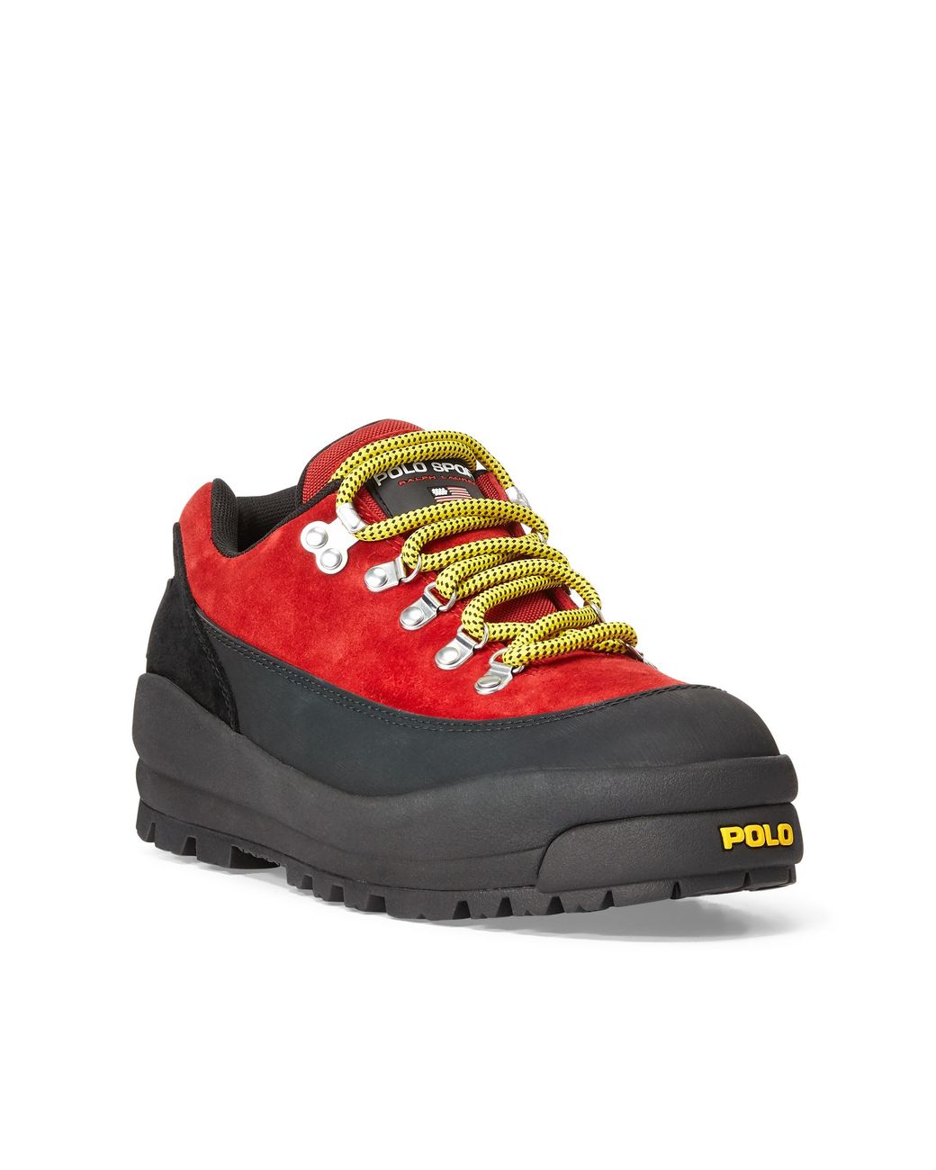 Ralph Lauren Polo Sport Mountain Sneaker in Red for Men | Lyst