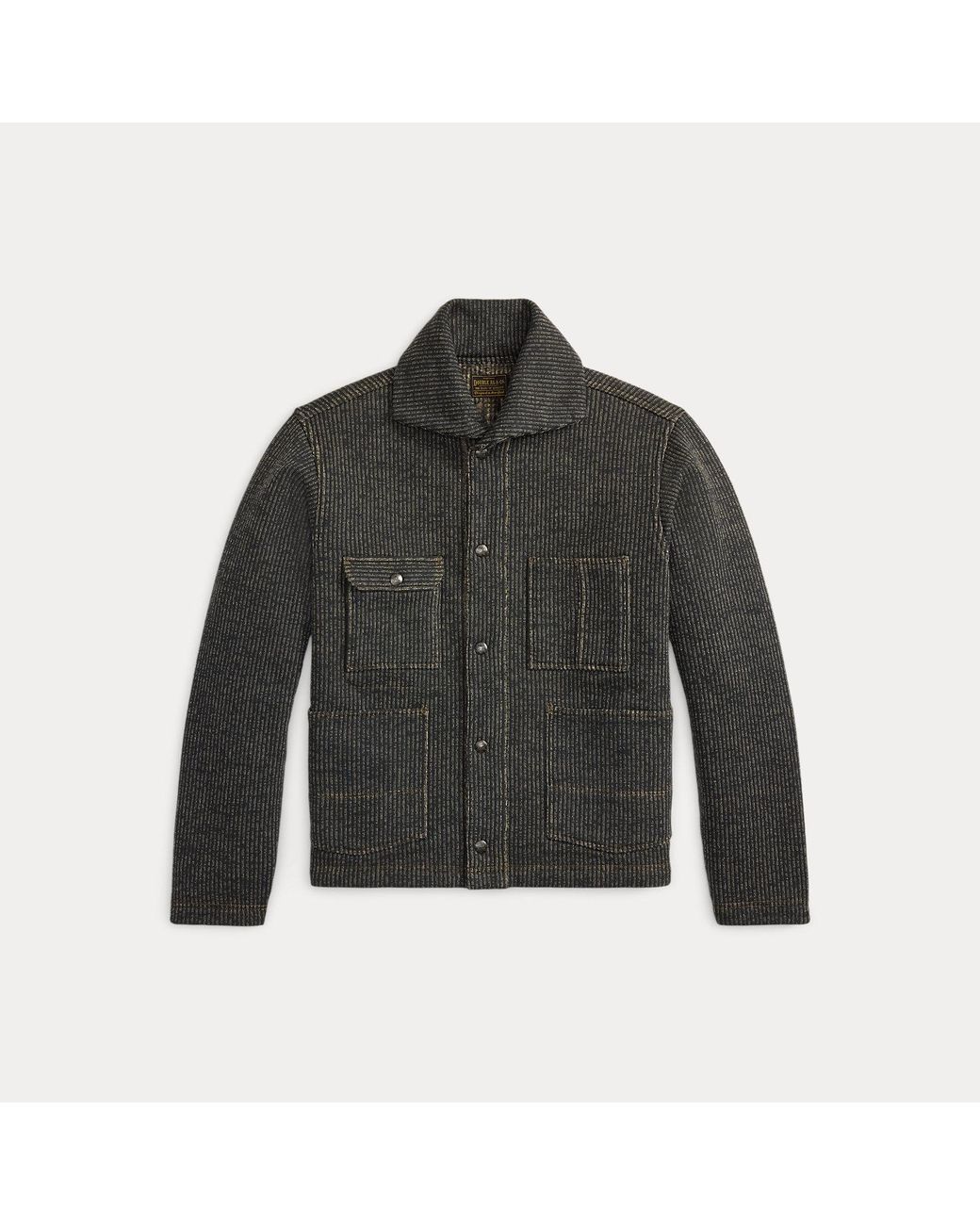 RRL Fleece Werkjas in het Gray voor heren