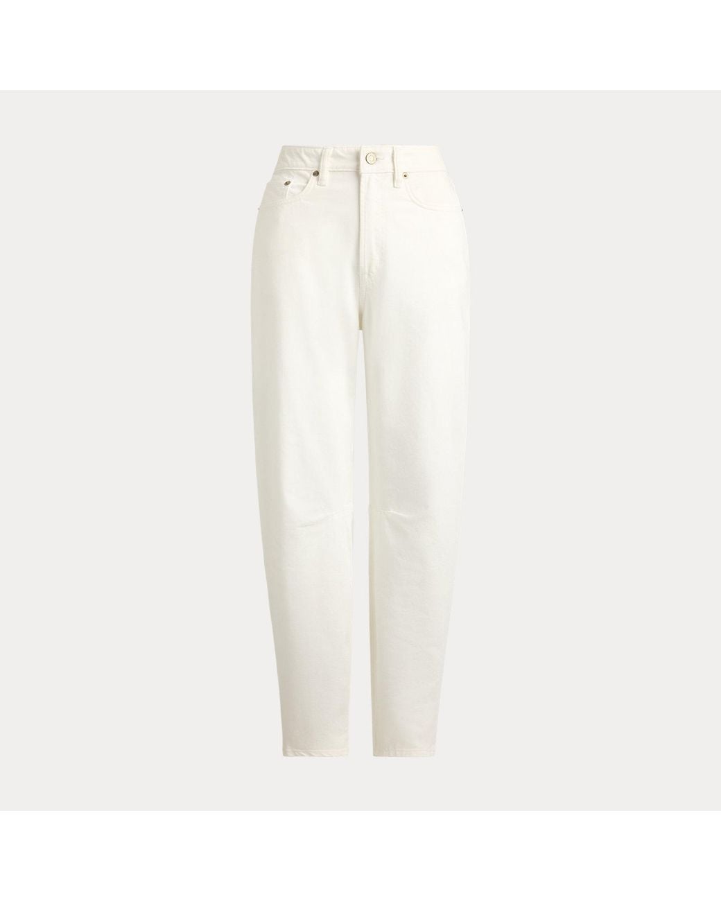 Ralph Lauren Blue High-Rise Barrel Jeans
