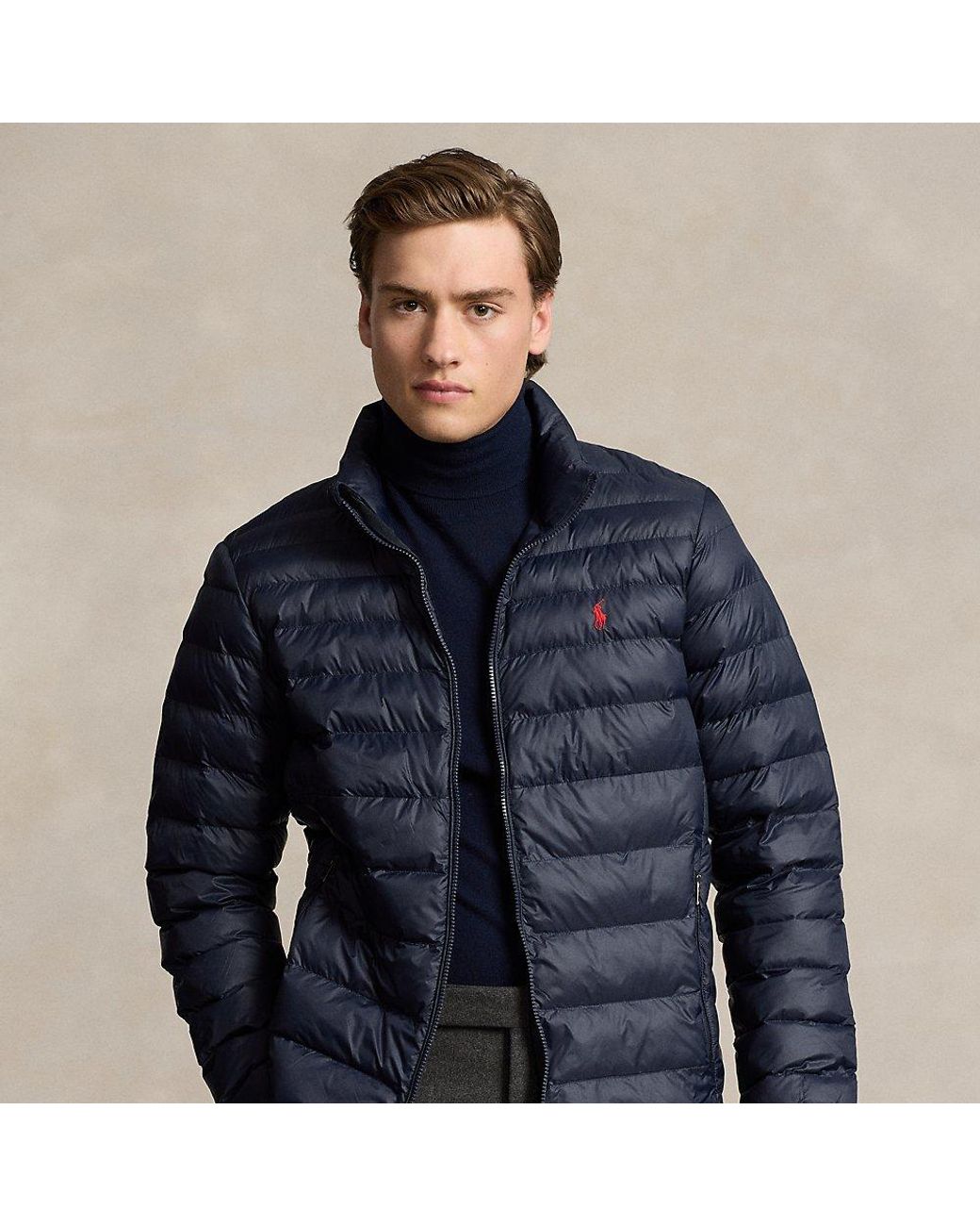 Polo Ralph Lauren The Colden Packable Jacket in Blue for Men Lyst UK