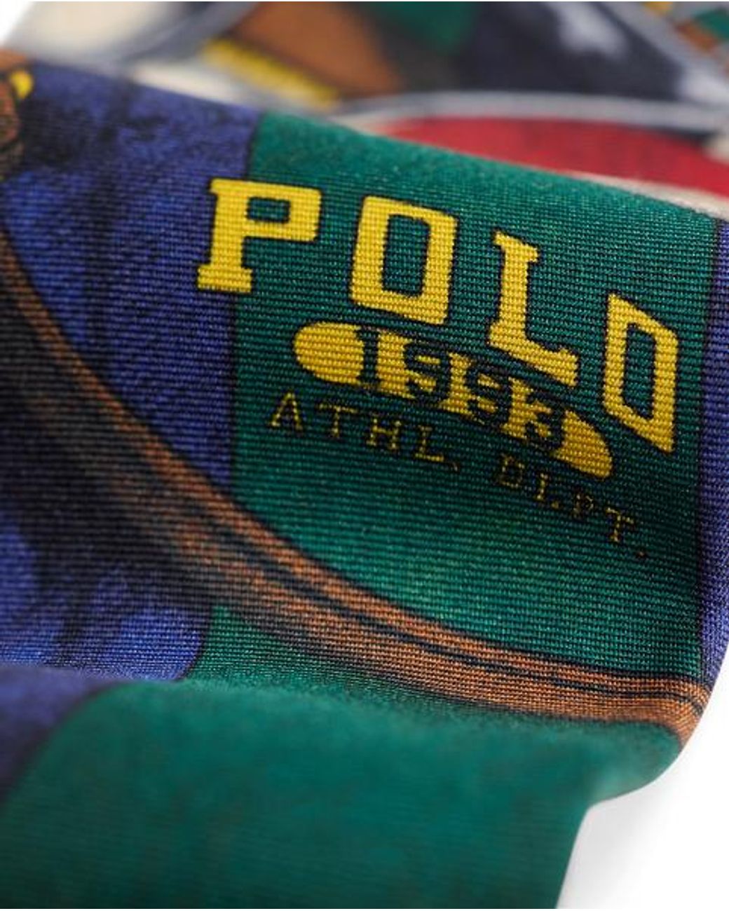 Polo Ralph Lauren Blue Tennis-Print Silk Tie for men