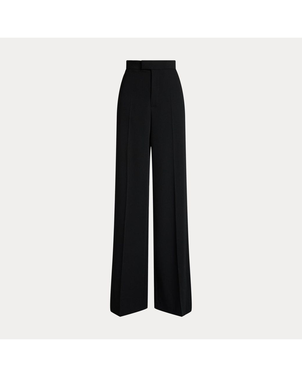 Ralph Lauren Black Dean Wool Gabardine Pant
