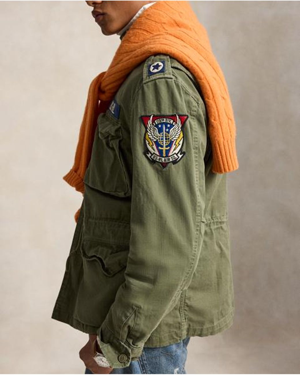 Ralph Lauren Green The Iconic Field Jacket for men
