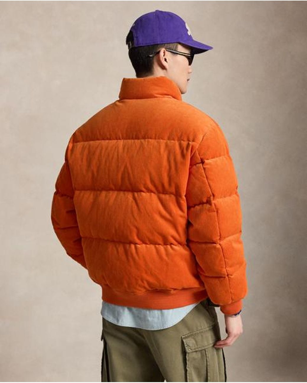 Polo Ralph Lauren Red The Wyoming Corduroy Down Jacket for men