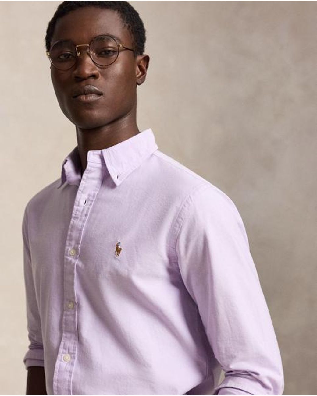Polo Ralph Lauren Purple The Iconic Oxford Shirt for men