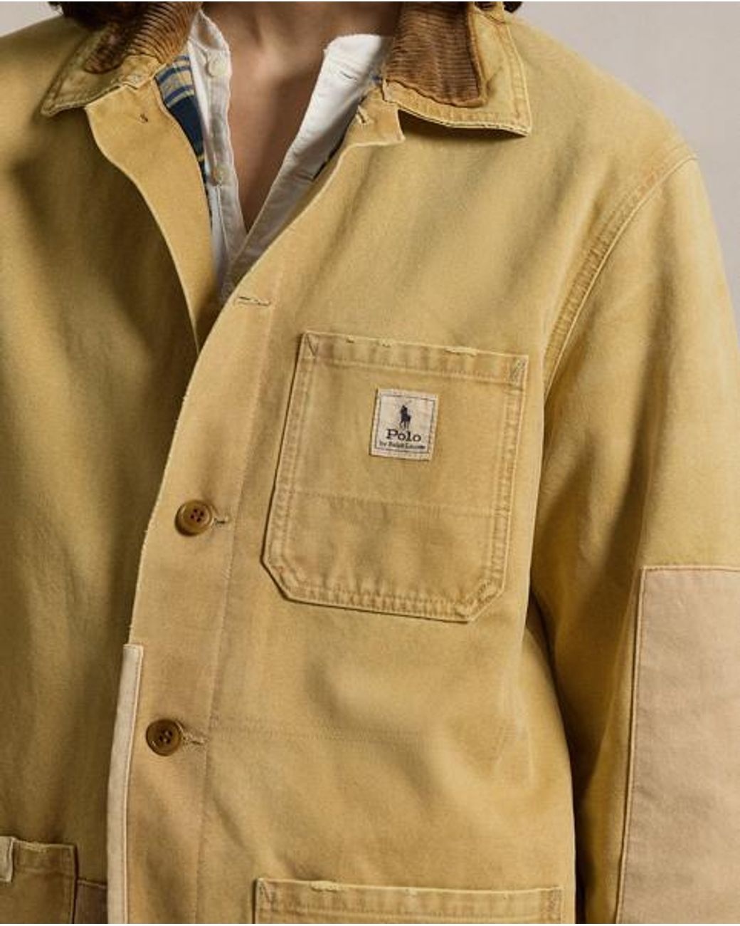 土*n様 80s POLO by RALPH LAUREN Chore Coat Patchwork Chore Jacket