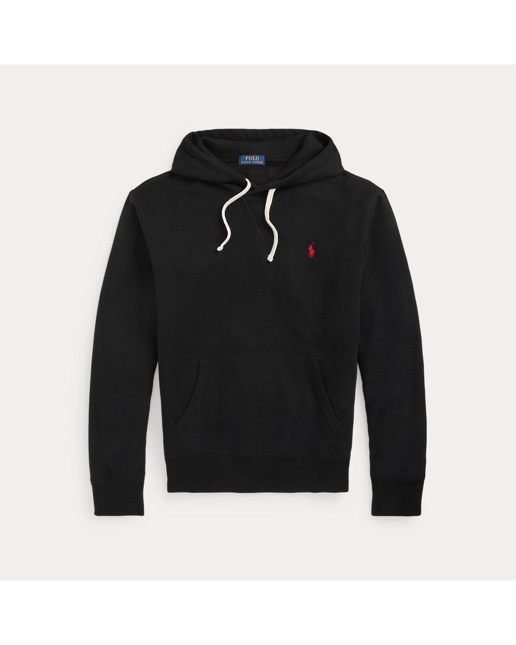 Polo Ralph Lauren Black The Rl Fleece Hoodie for men