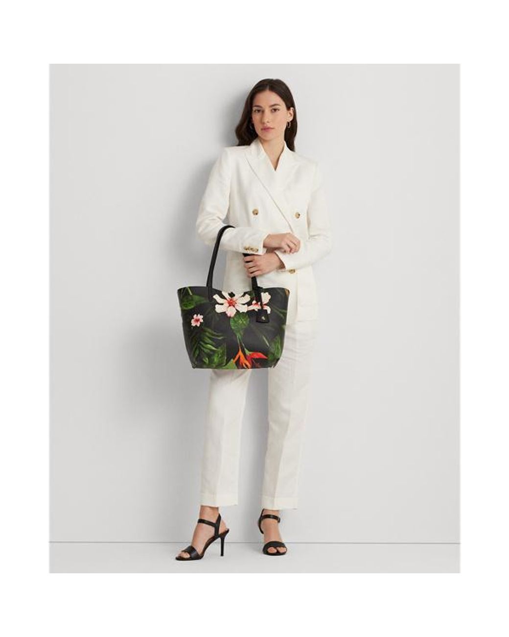 LAUREN RALPH LAUREN ラルフローレン Pebble Reversible Tote raf431795329_cblackmaleconstr_