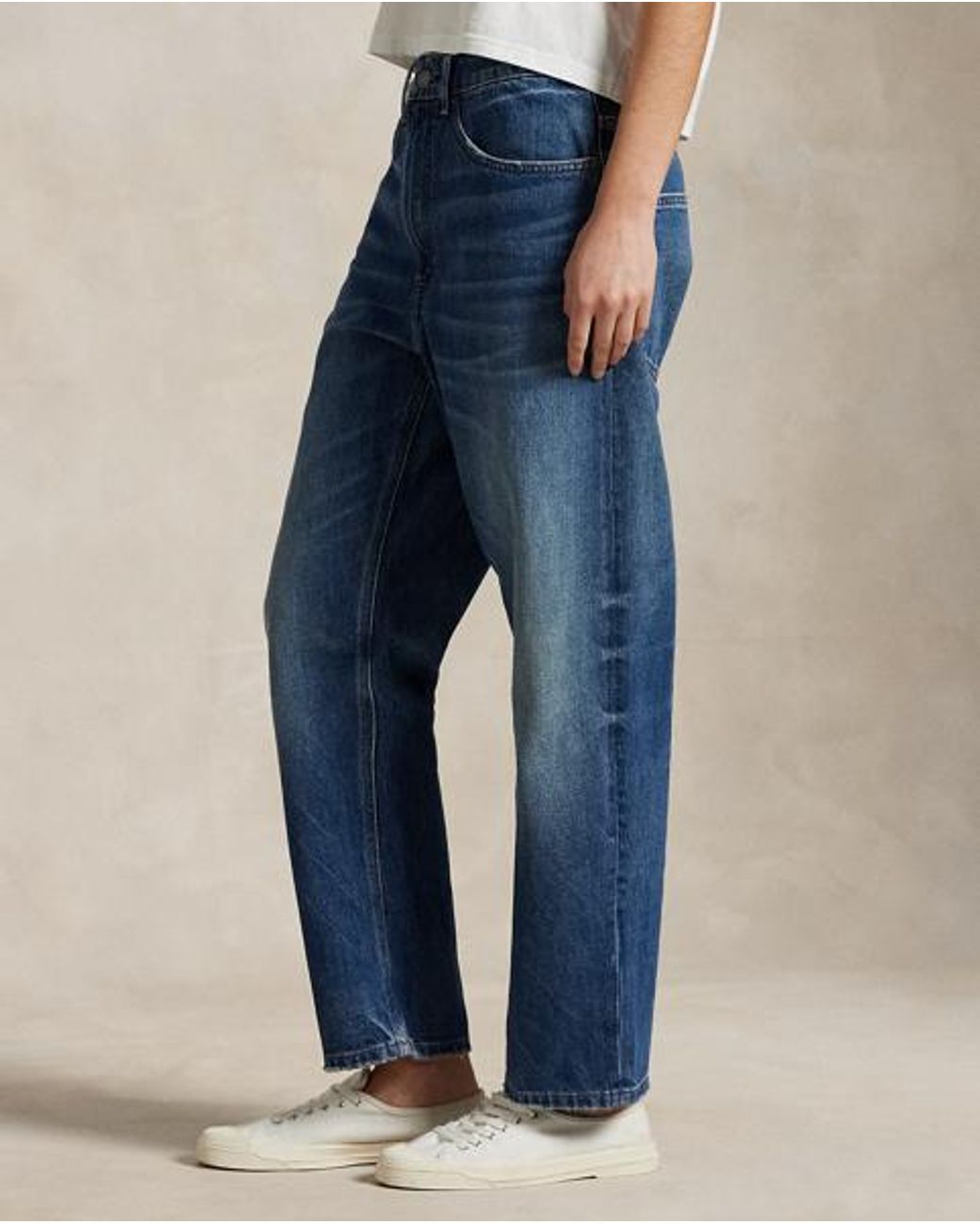 Polo Ralph Lauren Blue Relaxed Tapered Jean