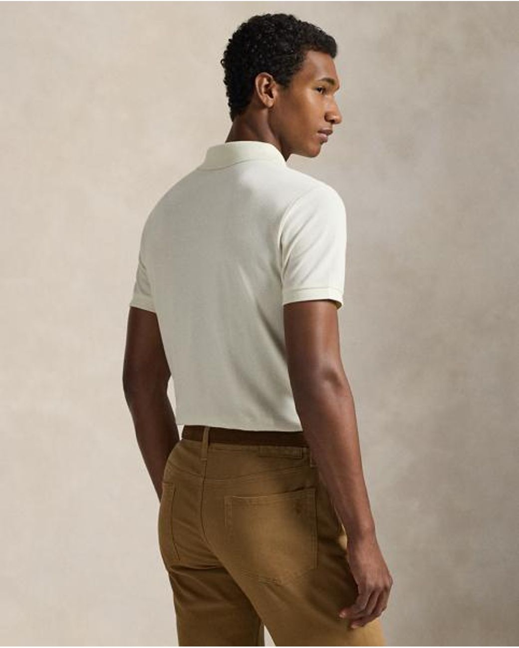 Polo Ralph Lauren Natural The Iconic Classic Fit Mesh Polo for men