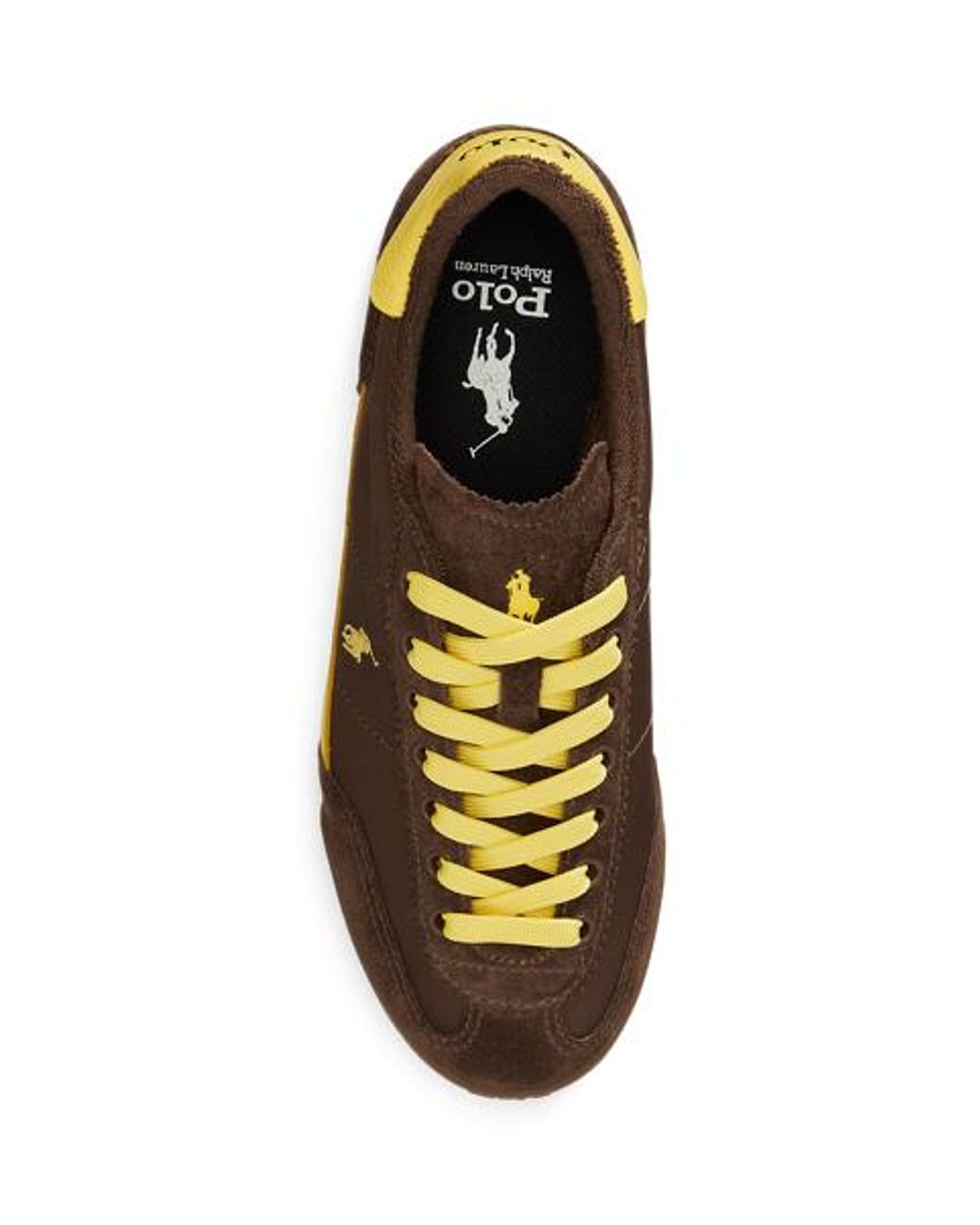 Polo Ralph Lauren Brown Hester Suede Trainer