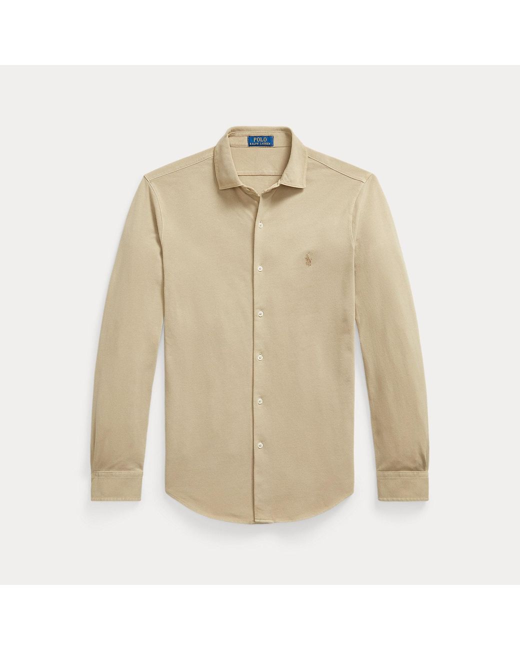 Polo Ralph Lauren Green Featherweight Mesh Shirt for men