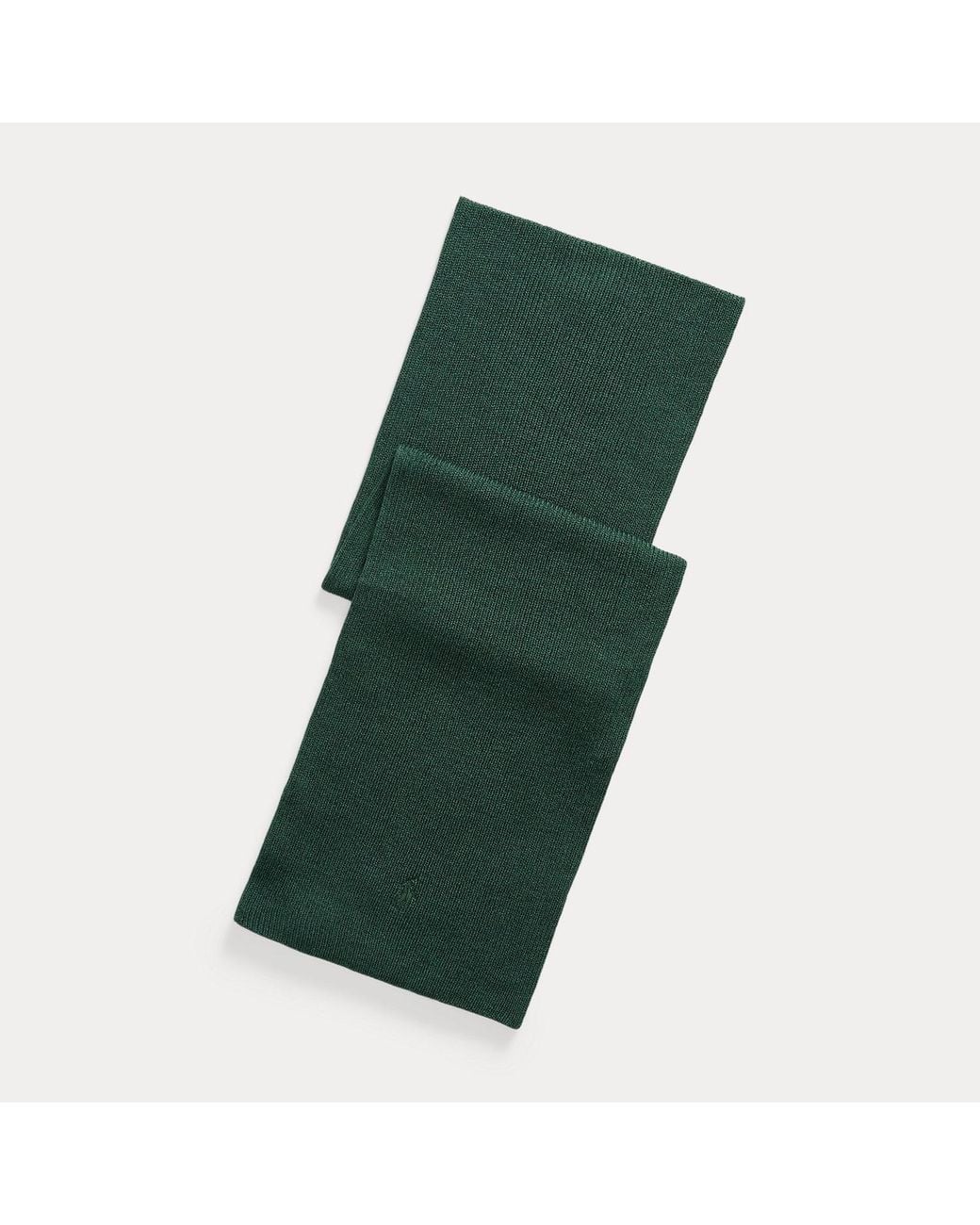 Polo Ralph Lauren Green Signature Pony Wool Scarf for men