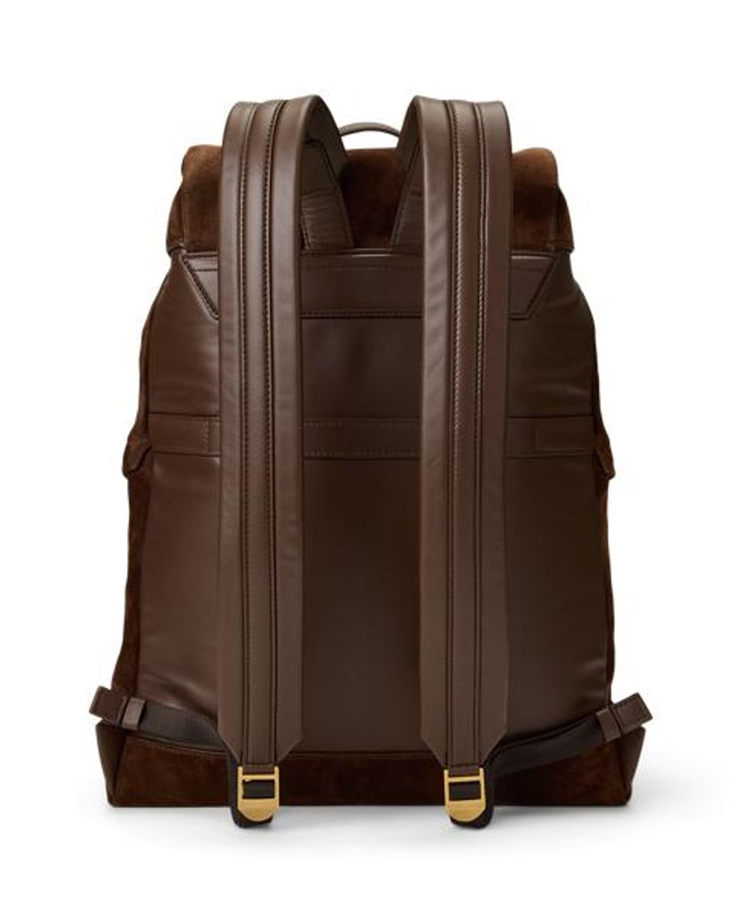 Ralph Lauren Brown Bedford Calf-Suede Backpack for men