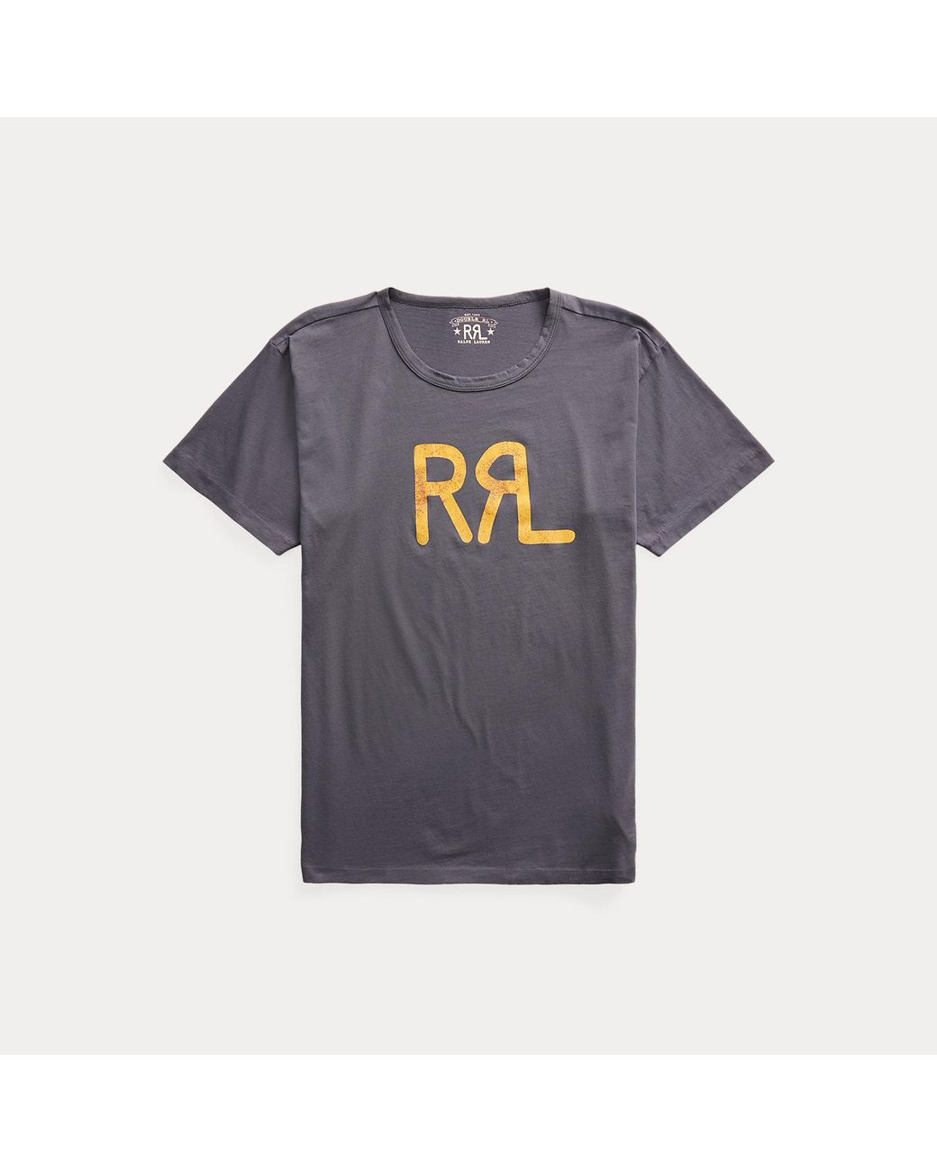 RRL Blue Logo Jersey T-shirt for men
